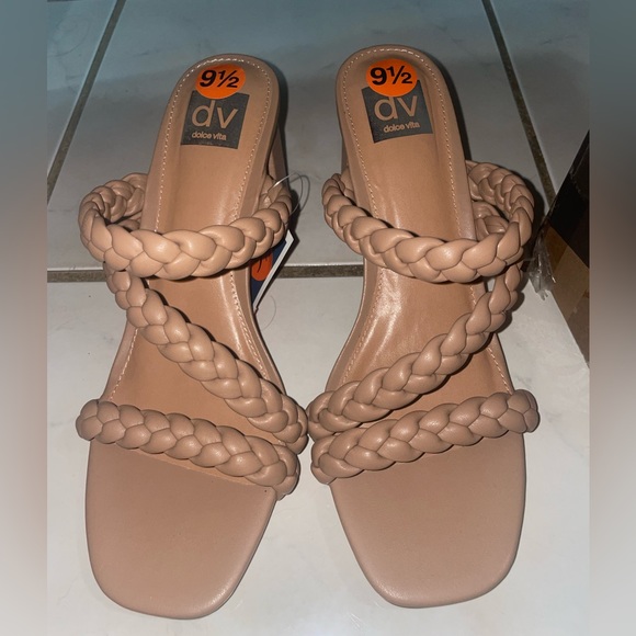Dolce Vita Shoes - DOLCE VITA BRAIDED HEEL SANDAL